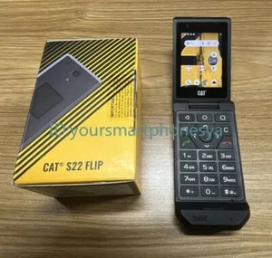 CAT S22 Rugged Flip Phone Touchscreen 16GB Android11 Unlocked (Any Carrier)Black - Picture 1 of 18