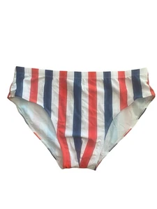 Men’s Striped Swim Briefs XL Size 36 - Picture 1 of 3