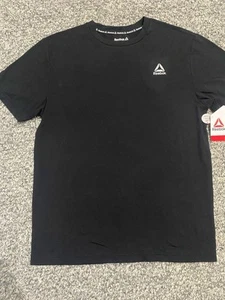 Reebok Mens Everyday Basic Performance Top - Black- Medium- Brand New w Tags - Picture 1 of 3
