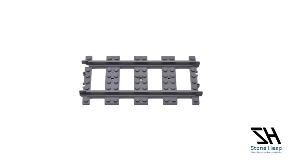 Stone Heap Klemmbausteine SH-9011 Gerade 12,8 cm 8-Stück NEU OVP