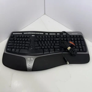Microsoft Natural Ergonomic 4000 (B2M-00012) Wired Keyboard - Picture 1 of 9
