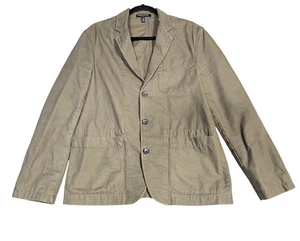 Blazer Banana Republic Para Hombres 40 Corto Verde Oliva Algodón Abrigo Deportivo No Estructurado - Imagen 1 de 8
