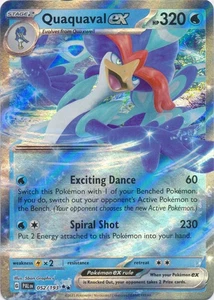 UR-01 Holo Quaquaval ex 052/193 Doble Raro SV02: Paldea Evolved - Imagen 1 de 1