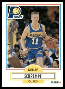 1990-91 Fleer Detlef Schrempf Indiana Pacers #81 - Picture 1 of 2