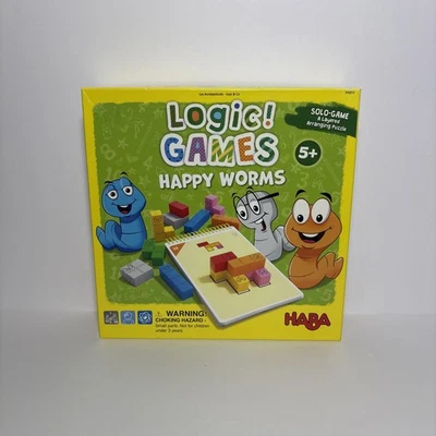 Logic! Games Happy Worms Logic Block Game HABA PLAY - STEM & Spatial Awareness - Image 1 of 4