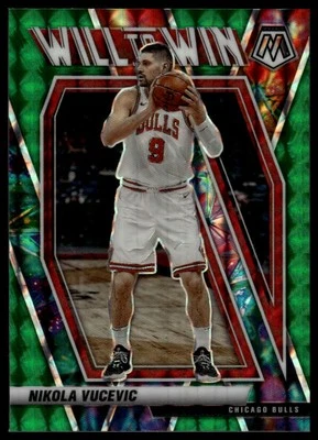 2020-21 Panini Mosaic #17 Nikola Vucevic Will to Win Mosaic green - Image 1 of 2