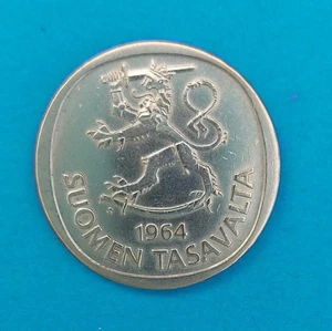 SILBERMÜNZE FINNLAND 1 MARKKA 1964 - Picture 1 of 2