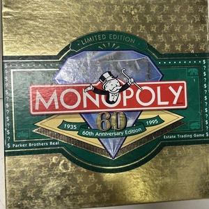 Parker Bothers Limited Edition MONOPOLY 60th Anniversary Edition Spiel 1995 - Bild 1 von 9