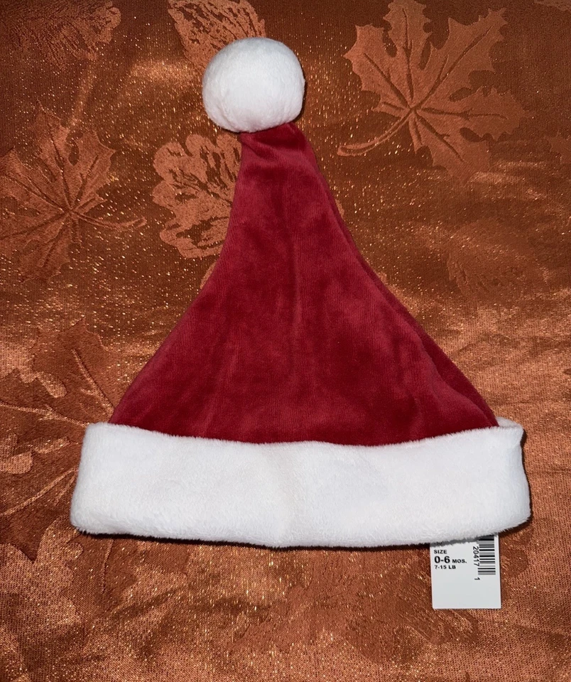 Sombrero de Papá Noel de Navidad The Children’s Place ¡0-6 meses! Nuevo  Foto 1 de 4