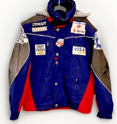 Chaqueta ESQUÍ EE. UU. Parche Equipo Raro Entrenador Capual Spyder Dermizax Oficial Para Hombres M De Colección Foto 1 de 4