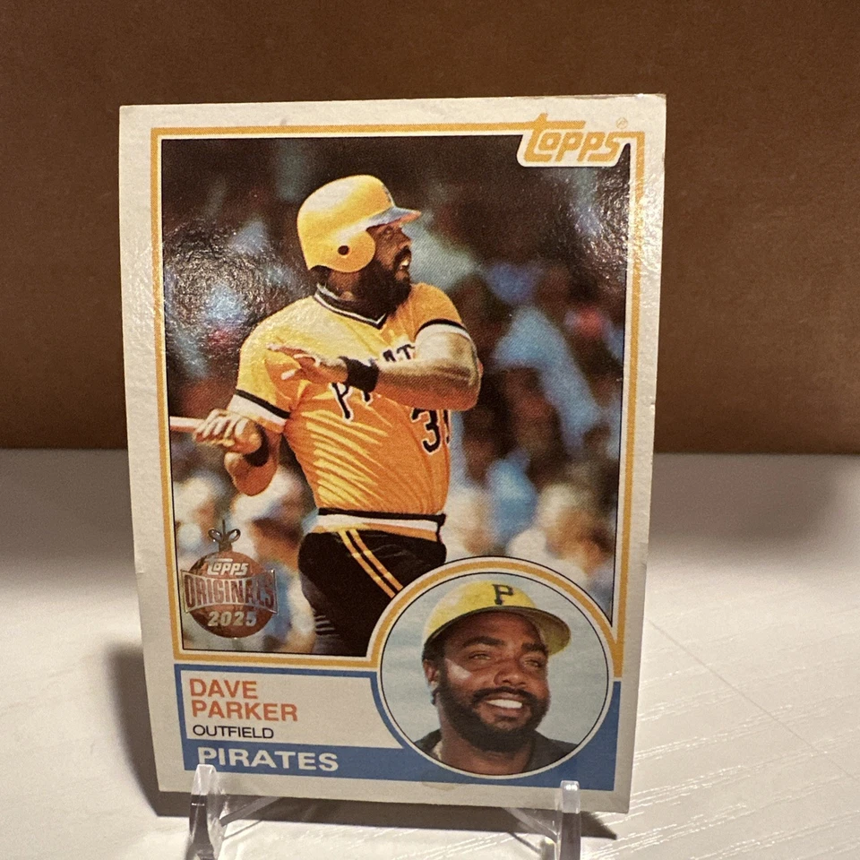 2025 Topps Holiday ОРИГИНАЛЬНЫЙ ВЫКУП ЗОЛОТОЙ ШТАМП 1993 Topps Dave Parker Pirates  - Изображение 1 из 3