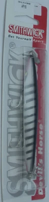 Smithwick AF110 3-1/2" Devils Horse 3/8 OZ blanco con rayas negras Foto 1 de 2