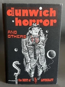 THE DUNWICH HORROR by H.P. Lovecraft (Arkham House 1973) HC/DJ 4th print VG+/VG+ - Picture 1 of 13