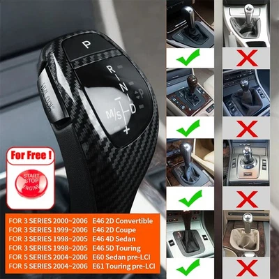 Repuesto de perilla de cambio de marchas LED para BMW Serie 5 E39 E38 1995-2001 X5 E53 Foto 1 de 4