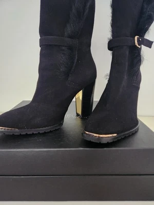 Rachel Zoe suede black booties - Image 1 of 4