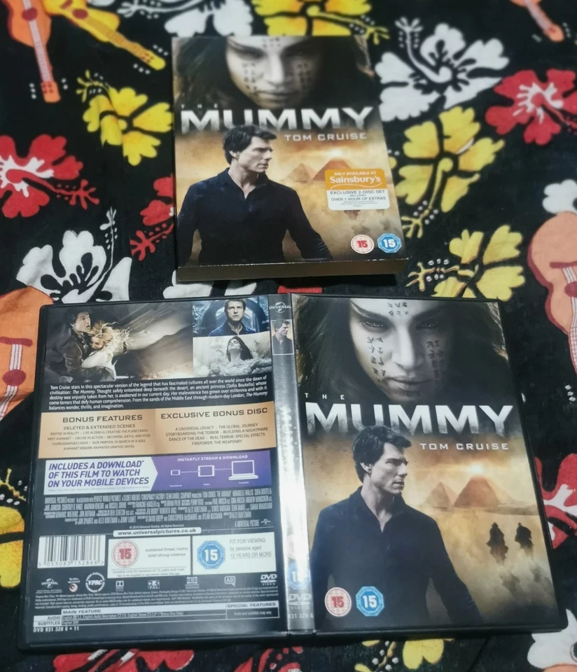 The Mummy 2017 DVD Action Adventure Film Movie Tom Cruise, Sofia Boutella - Image 1 of 1