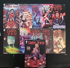 Dark Red #1-10 Complete Series W/ Where Roads Lead One-shot Aftershock NM Seeley - Picture 1 of 16