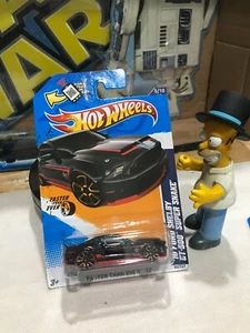 Hot Wheels '10 FORD SHELBY GT-500 SUPER SNAKE Black Car Faster Than Ever b39 - Picture 1 of 9