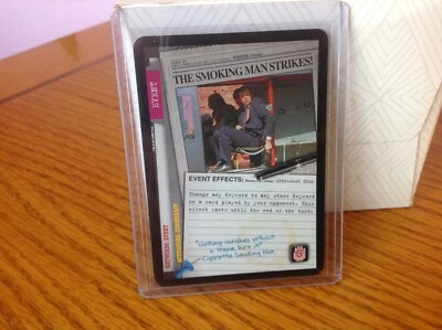 X-Files CCG The Smoking Man Strikes GenCon Promo Card - Image 1 of 3