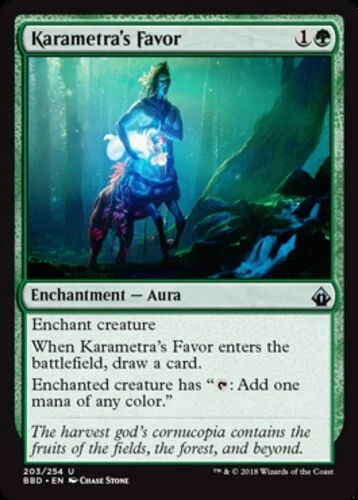 Battlebond - Karametra's Favor - Foil - Image 1 of 1