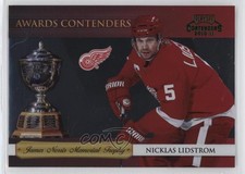 2010-11 Panini Playoff Contenders Awards Green /50 Nicklas Lidstrom #6 HOF