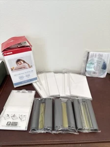 Canon Selphy CP1500 CP1300 CP1200 4x6 108 sheets 3 Color Ink Paper Set KP-108IN - Photo 1/5