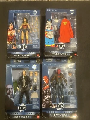 Mattel DC Multiverse Альфред, Суперженщина, Красный капюшон, Набор Бизарро - Изображение 1 из 4