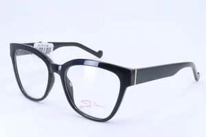 Salsa SA8005 Black Cat Eye Women Full Rim 53-17-135 Eyeglasses Frames - Picture 1 of 6