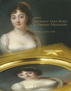 CHRISTIE’S London Portrait Miniature Snuff Boxes Auction Catalog 2006 - Picture 1 of 1