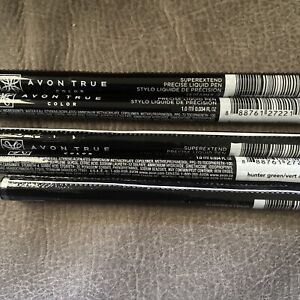 AVON Super Extend Precise Liquid Pen HUNTER GREEN Eyeliner Lot Of 5 Discontinue