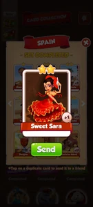 Sweet Sara Coin Master Rare Card *Fast Delivery* 24/7 - Picture 1 of 1