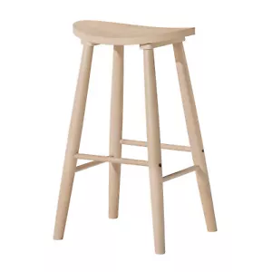 Maven Lane Luna Bar Stool in Light Oak Wood Finish (Used) - Picture 1 of 6