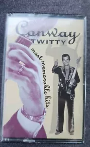 SEALED Vintage Conway Twitty Most Memorable Hits Cassette Tape 1993 - Foto 1 di 1