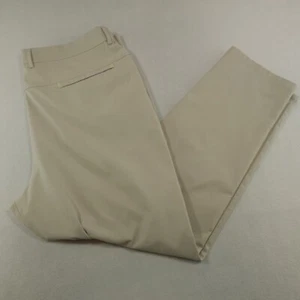 Jack Archer Jetsetter Tech Pant Men 40x29 Stone Beige Athleisure Chino Golf Flaw - Picture 1 of 16