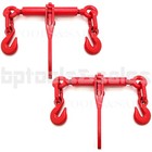 (2) 1/4" or 5/16" RATCHET LOAD BINDER CHAIN EQUIPMENT TIE DOWN RIGGING