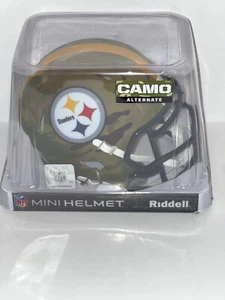 Riddell Pittsburgh Steelers Camo Alternate Mini Helmet NFL New - Picture 1 of 7