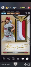 Topps Digital Aaron Nola Soldout 2021 Triple Threads 21 Series 1 Gold Signature 