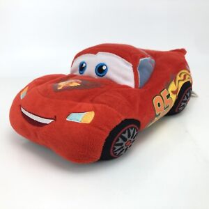 LIGHTNING MCQUEEN  Pixar Cars 12" Plush Corvette C6 Chevy Car Toy Kohls Cares