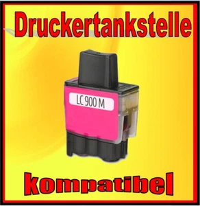 Comp. Cartridge for Brother MFC-620CN 640CW 820CW 3240C 3340CN LC-900 M Magenta - Zdjęcie 1 z 2