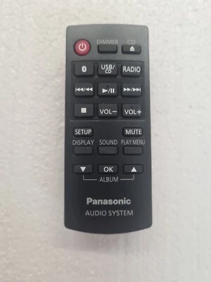 Genuine Panasonic N2QAYB000984 HiFi Remote Control for C-PM250,SC-PM600,SC-PM60 - Image 1 of 2