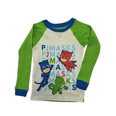 PJ Masks Long Sleeve Shirt Size 5T Green Blue Kids - Image 1 of 4