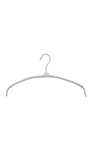 SSWBasics 16 pulgadas de metal blanco antideslizante percha de goma - paquete de 20 - Imagen 1 de 1