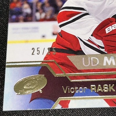 VICTOR RASK Midnight #25 of #d/25 2016-17 Upper Deck Free Comb Ship - Image 1 of 3