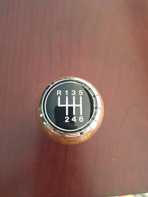 Mazda Miata MX5 2006-2015 perilla de cambio de madera 6 velocidades OEM ¡RARO! VINTAGE Foto 1 de 4