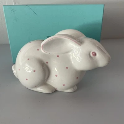 Vintage Tiffany & Co Piggy Bank ELEPHANT With Green Dots, Italy, Late 1990’s - Image 1 of 4