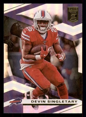 Devin Singletary 2020 Donruss Elite #10 Buffalo Bills - Image 1 of 2