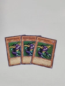 Yugioh 3x Cannon Soldier Common Retro Pack Reprint Playset Card RP01-EN041 - Picture 1 of 2