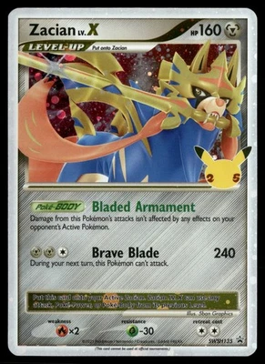 Zacian LV. X SWSH: Sword & Shield Promo Cards SWSH135 Pokemon Card TCG - Image 1 of 2