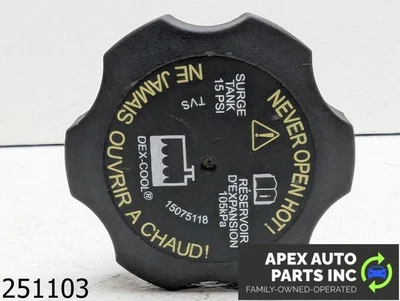 OEM 2009 Cadillac CTS 3.6L radiator Coolant Cap Foto 1 de 4