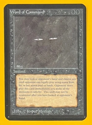MTG WORD OF COMMAND Alpha (OldManMTG 012-373) - Image 1 of 4